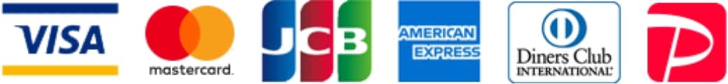 クレジットカード VISA Mastercard JCB American Express Diners Club PayPay